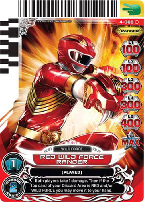 Red Wild Force Ranger 068